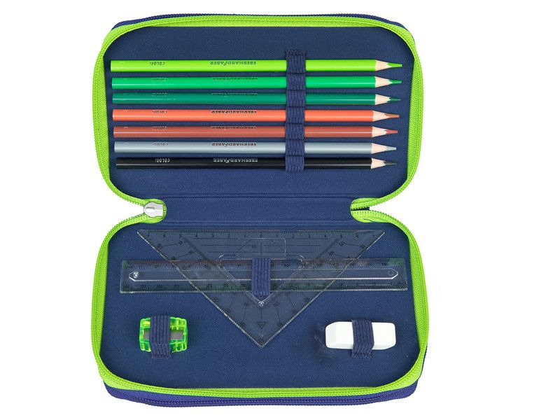 Scooli Etui Trippledecker Fussball