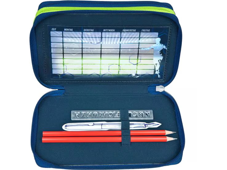 Scooli Etui Trippledecker Fussball