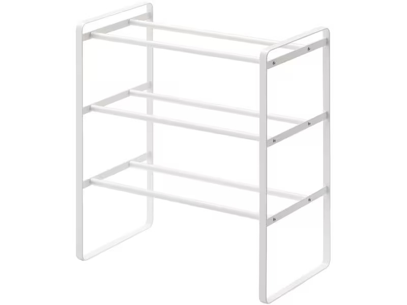Yamazaki Schuhregal Tower 41 x 25 x 46 cm, Weiss
