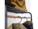 Yamazaki Garderobenständer Tower 160 cm, Schwarz
