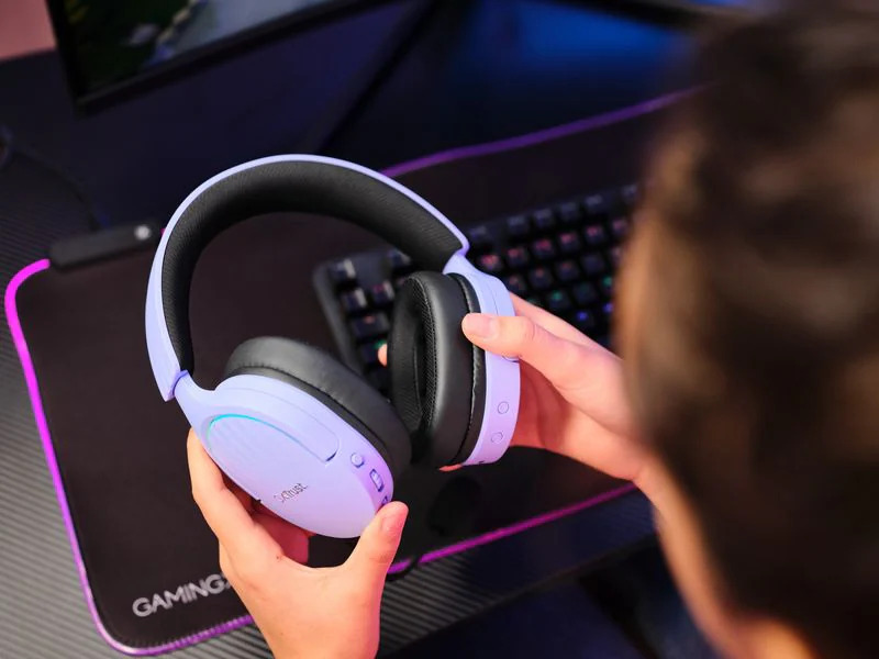 Trust Headset GXT 491P FAYZO Schwarz/Violett