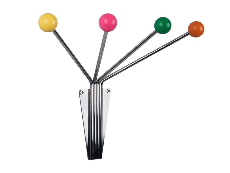 present time Wandhaken Neptune Small 4 Haken, Mehrfarbig