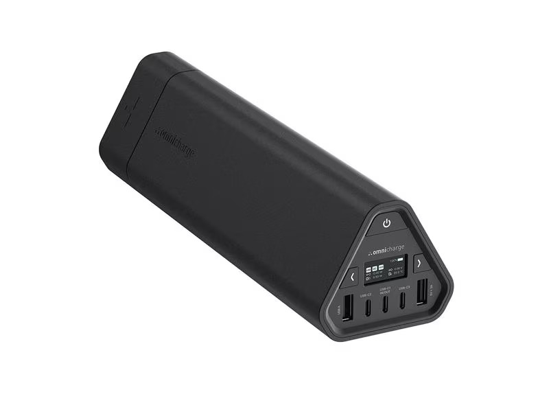 omnicharge Power Station 40C+ 1x 38400 mAh, 3 x USB-C, 2 x USB-A