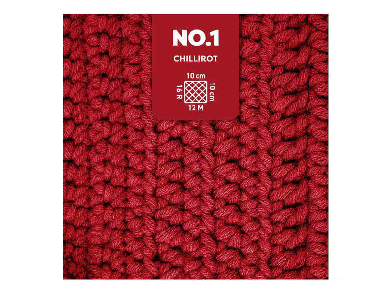 myBoshi Wolle Nr.1 Chillirot 50 g, 55 m