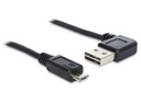Delock USB 2.0-Kabel A - MicroB EASY-USB gewinkelt 3 m