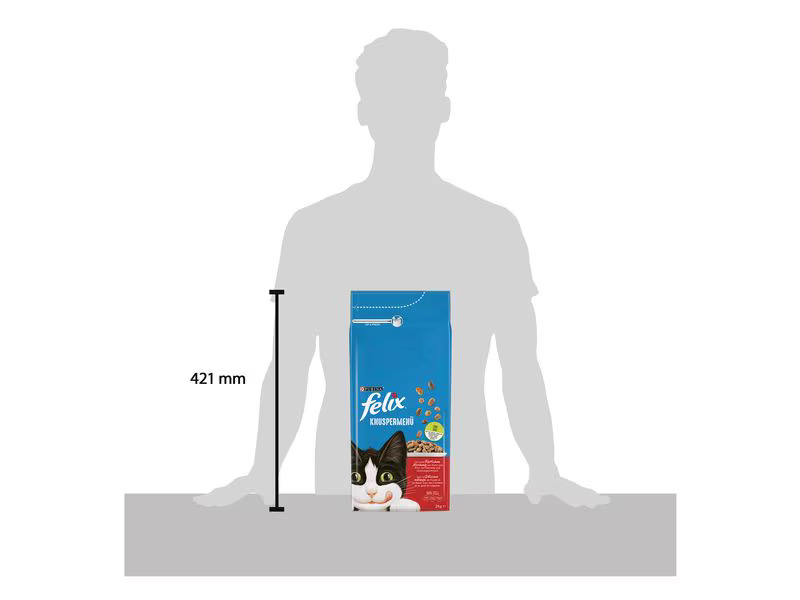 Felix Trockenfutter Knuspermenü Fleisch, 2 kg