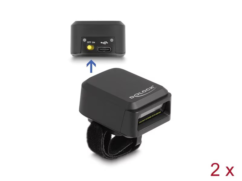 Delock Barcode Scanner inkl. Ladestation