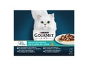 Purina Nassfutter Gourmet Perle Genuss des Meeres Fisch, 12 x 85g