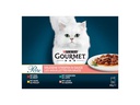 Purina Nassfutter Gourmet Perle Erlesene Streifen Sauce, 12 x 85g
