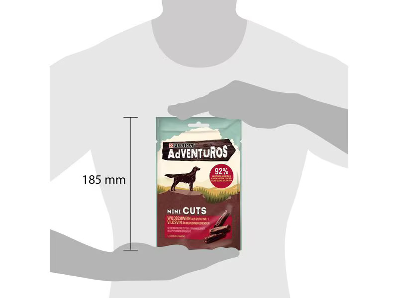 Purina AdVENTuROS Leckerli Mini Cuts Eber, 70 g