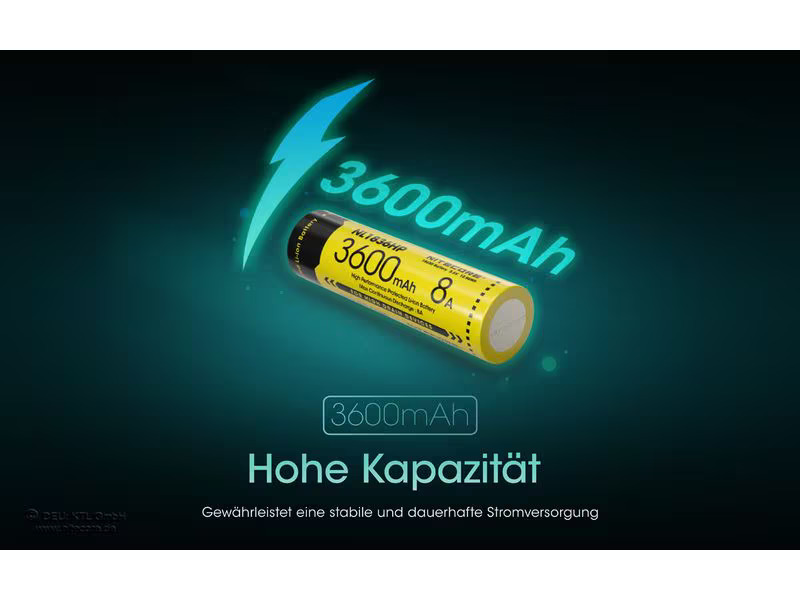 Nitecore Akku Li-Ion Akku Typ 18650 NL1836 hP