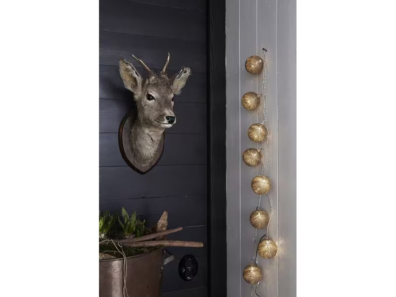 Markslöjd Lichterkette TWIX 10 LEDs Natur Jute