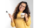 Leonardo Universaltasse Ufficio Smile 400 ml, 4 Stück, Transparent