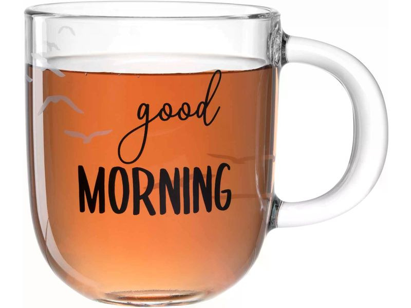 Leonardo Universaltasse Ufficio Good Morning 400 ml, 4 Stück