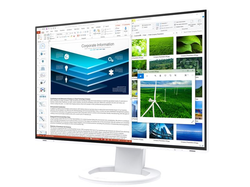 EIZO Monitor EV2485 Swiss Edition Weiss