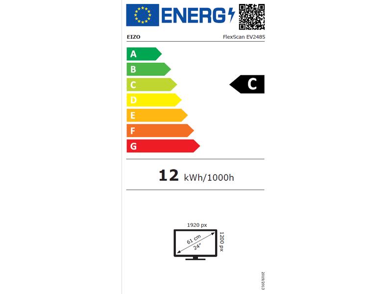 EIZO Monitor EV2485 Swiss Edition Weiss