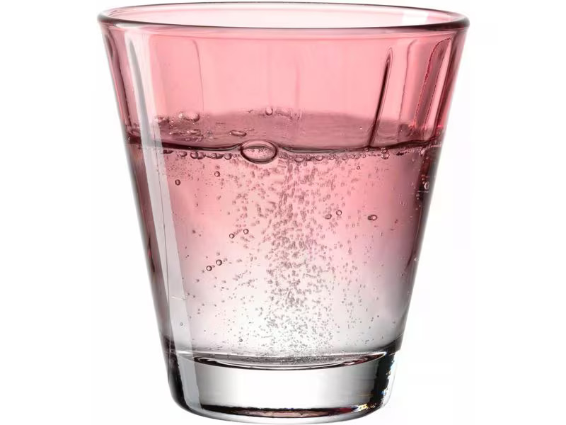 Leonardo Trinkglas Twist 215 ml, 4 Stück, Rot