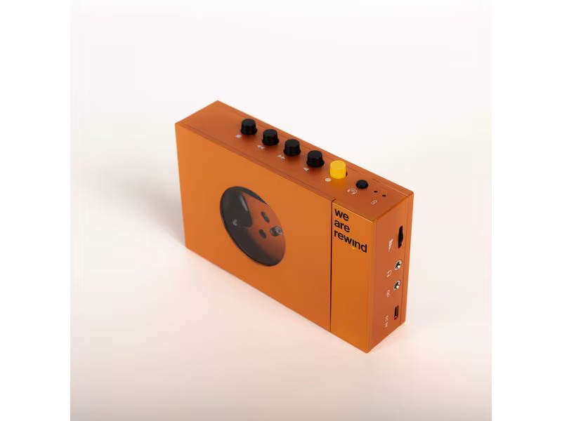 CE Portabler Kassettenspieler Serge Orange