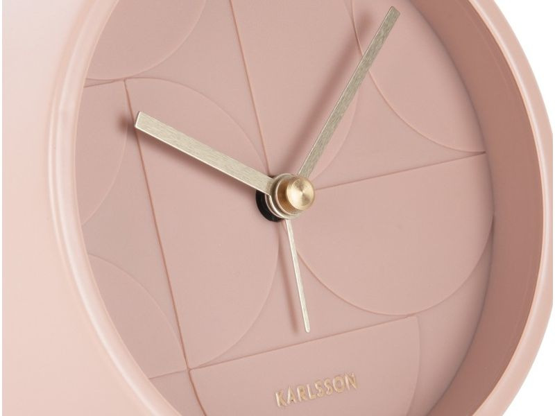 KARLSSON Klassischer Wecker Circular Pink