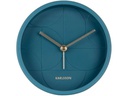 KARLSSON Klassischer Wecker Circular Blau