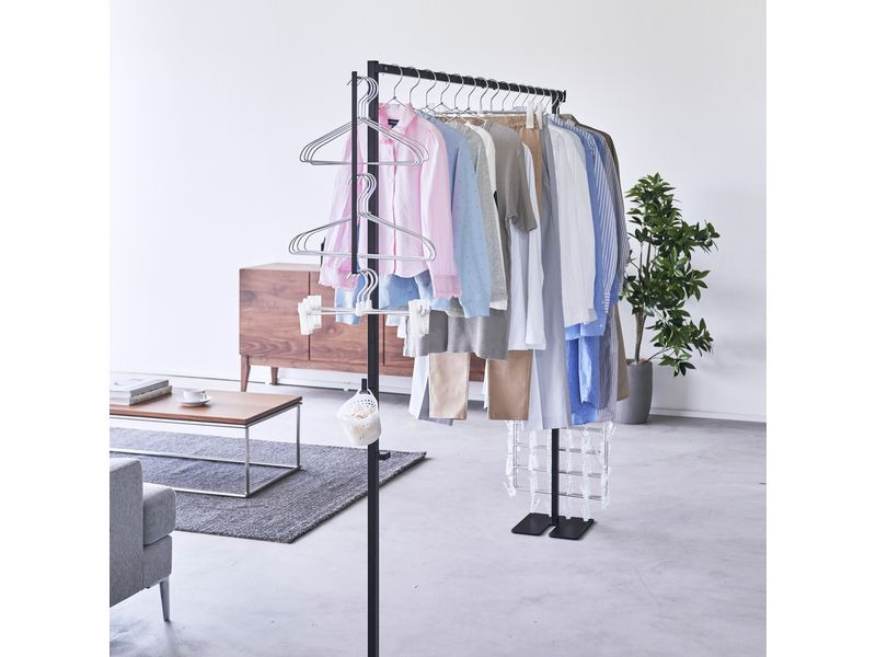Yamazaki Garderobenständer Tower 160 x 175 cm, Schwarz