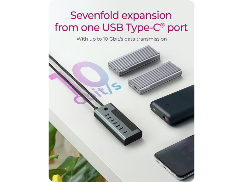 ICY BOX USB-Hub 7-Port Hub IB-HUB1457-C31