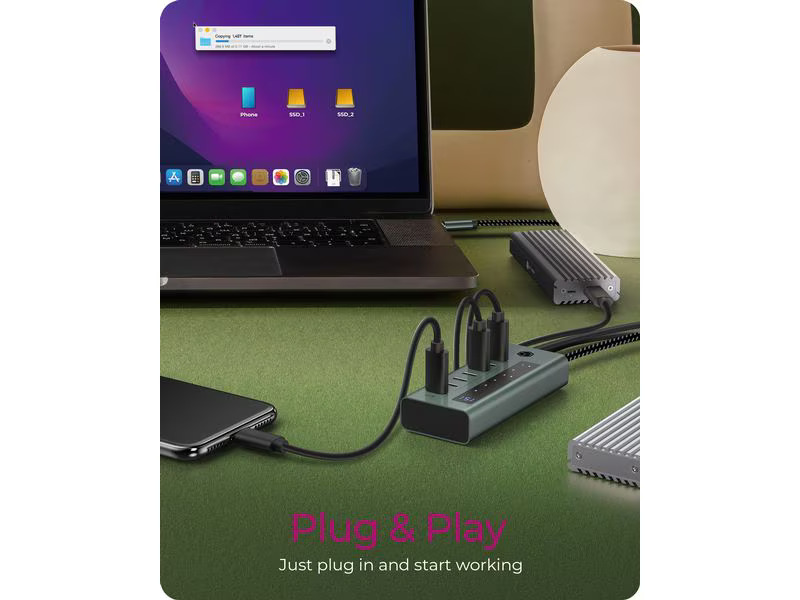 ICY BOX USB-Hub 7-Port Hub IB-HUB1457-C31