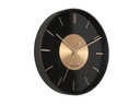 KARLSSON Wanduhr Gold Disc Gold/Schwarz