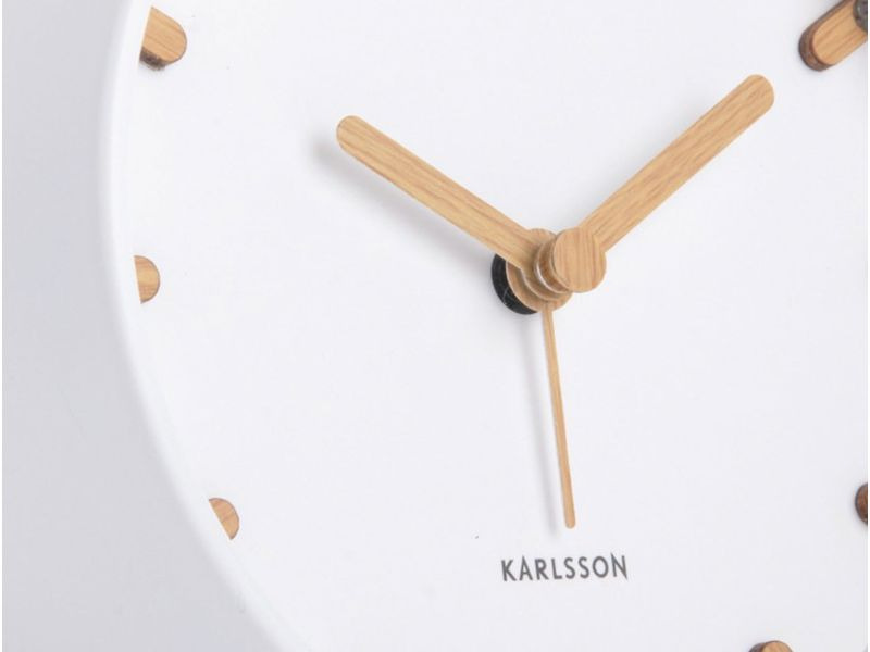 KARLSSON Klassischer Wecker Grace Weiss