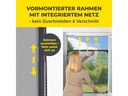 EASYmaxx Teleskop Insektenschutzgitter Anthrazit