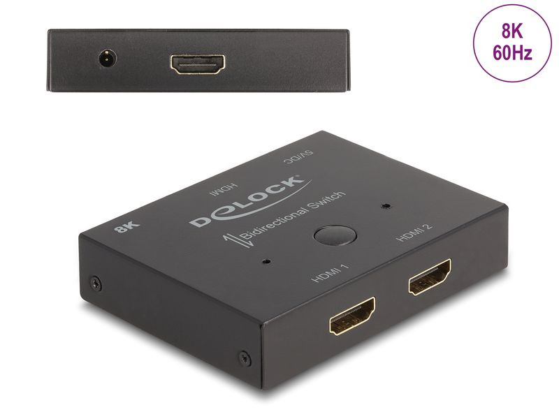 Delock Umschalter 2-1 8K 60 Hz HDMI