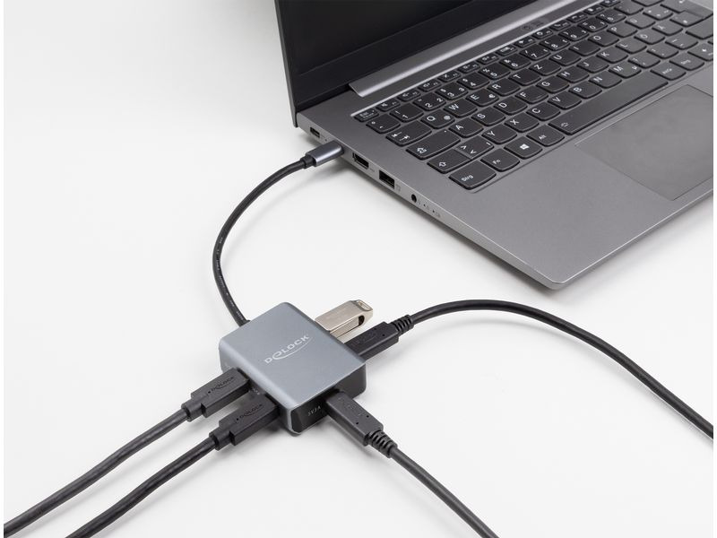 Delock USB-Hub 4 Port USB-C 10 Gbps