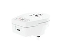 SKROSS Reiseadapter Country World / UK, USB
