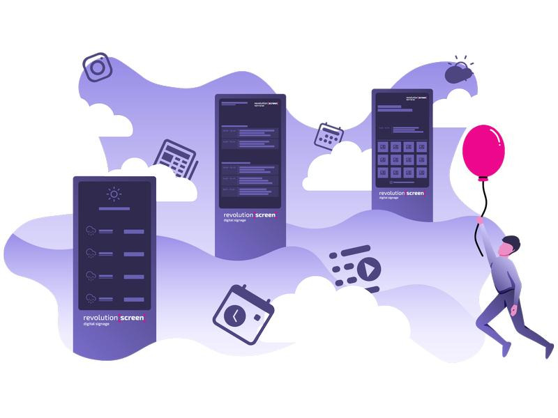 revolutionSCREEN Digital Signage Software revolutionScreen Enterprise 1 Jahr