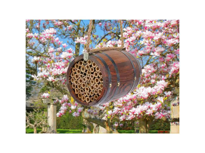 Wildlife World Wildbienenhotel Bienenfass 13 x 13 x 18 cm