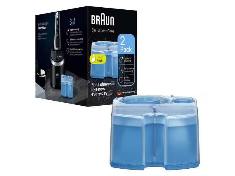 Braun Reinigungskartusche 3-in-1 ShaverCare 2 Stück