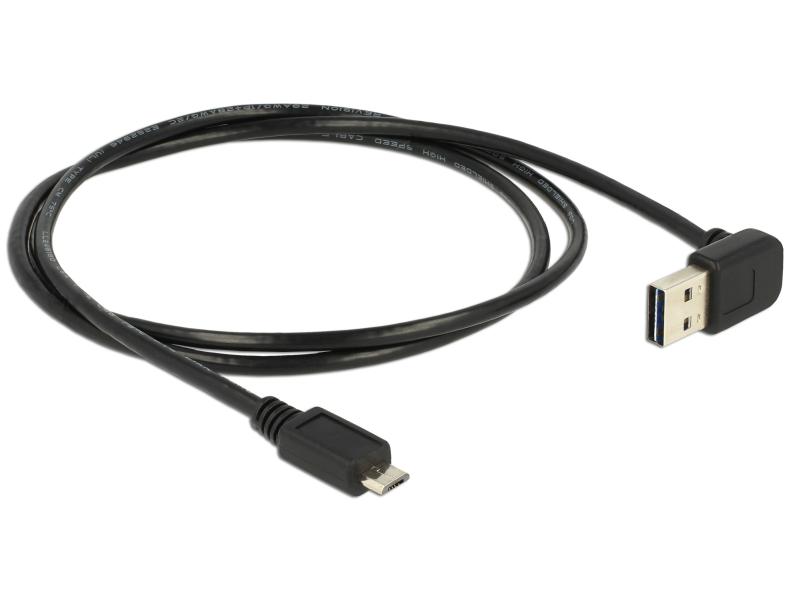 Delock USB 2.0-Kabel A - MicroB EASY-USB gewinkelt 5 m