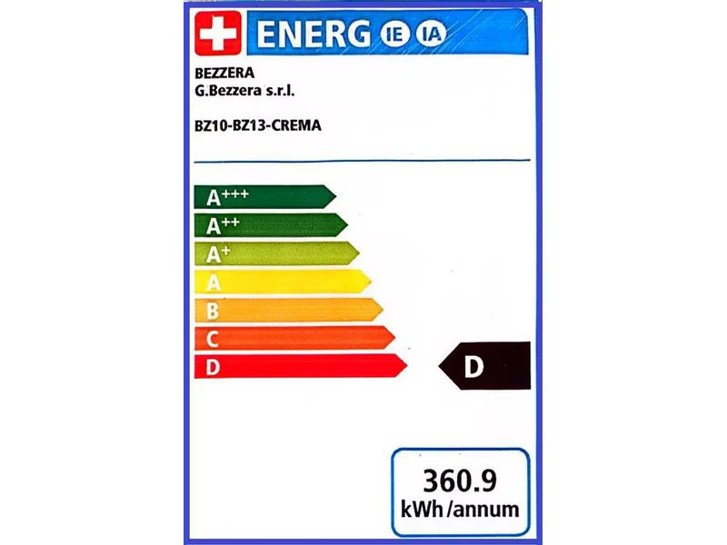 Bezzera Siebträgermaschine Crema DE/PID Silber