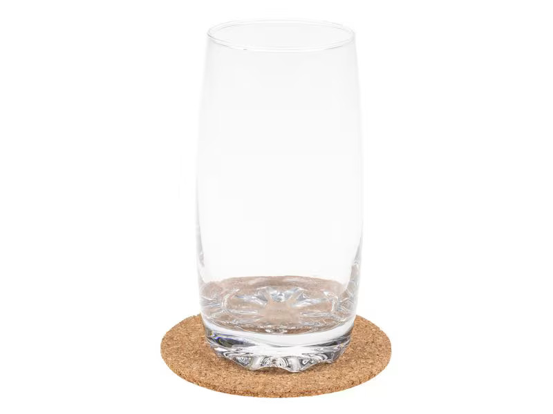 FURBER Glasuntersetzer Kork, 6 Stück, Ø 10 cm