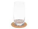 FURBER Glasuntersetzer Kork, 6 Stück, Ø 10 cm