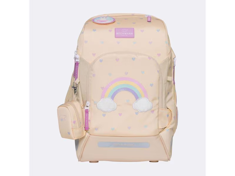 Beckmann Schulrucksack-Set Active Air Flx Yellow Heart, 6-teilig