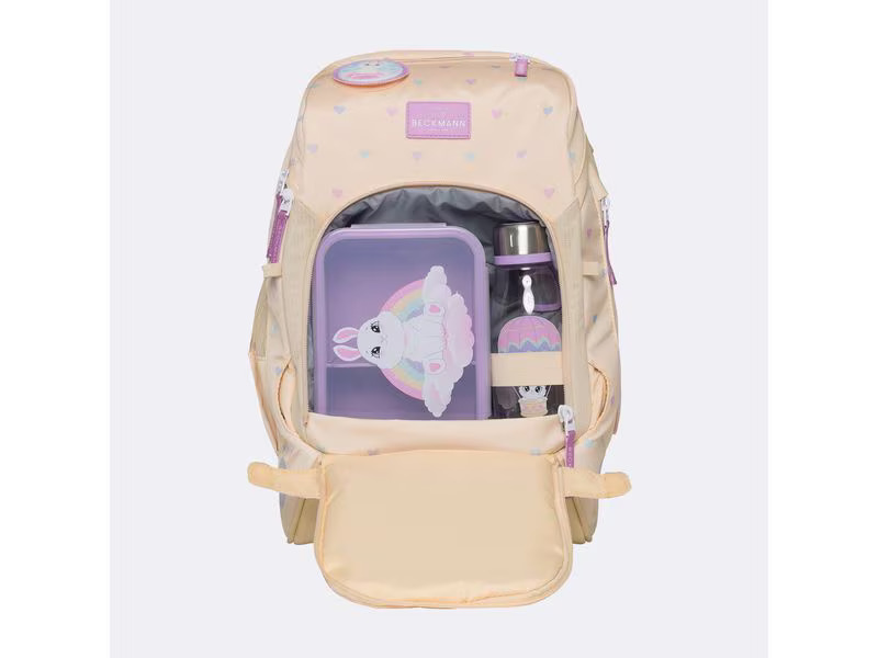 Beckmann Schulrucksack-Set Active Air Flx Yellow Heart, 6-teilig