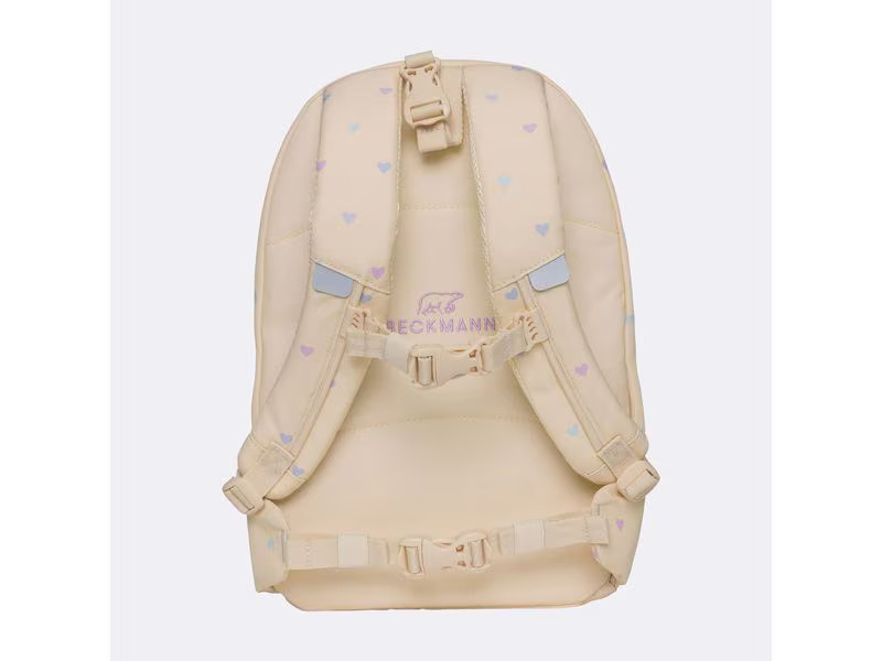 Beckmann Schulrucksack-Set Active Air Flx Yellow Heart, 6-teilig