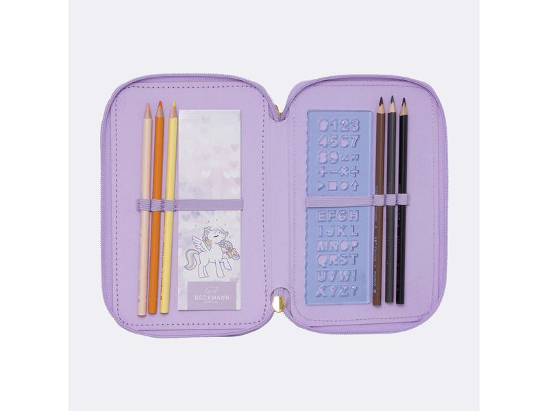 Beckmann Etui Classic Triple Unicorn Princess, 28-teilig