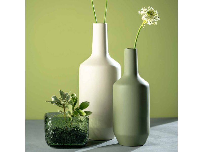 Leonardo Vase Milano 50 cm, Crème