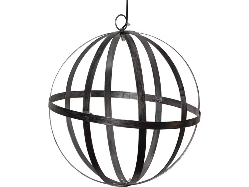 Star Trading Gartenlicht Solar Astri, Ø 30 cm, Silber