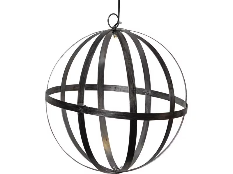 Star Trading Gartenlicht Solar Astri, Ø 30 cm, Silber