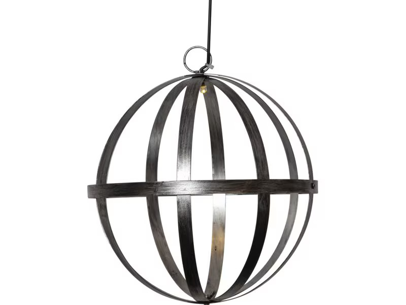 Star Trading Gartenlicht Solar Astri, Ø 25 cm, Silber