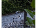 Star Trading Gartenlicht Solar Astri, Ø 25 cm, Silber