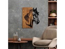 Wallxpert Bild Pferd 48 cm x 57 cm
